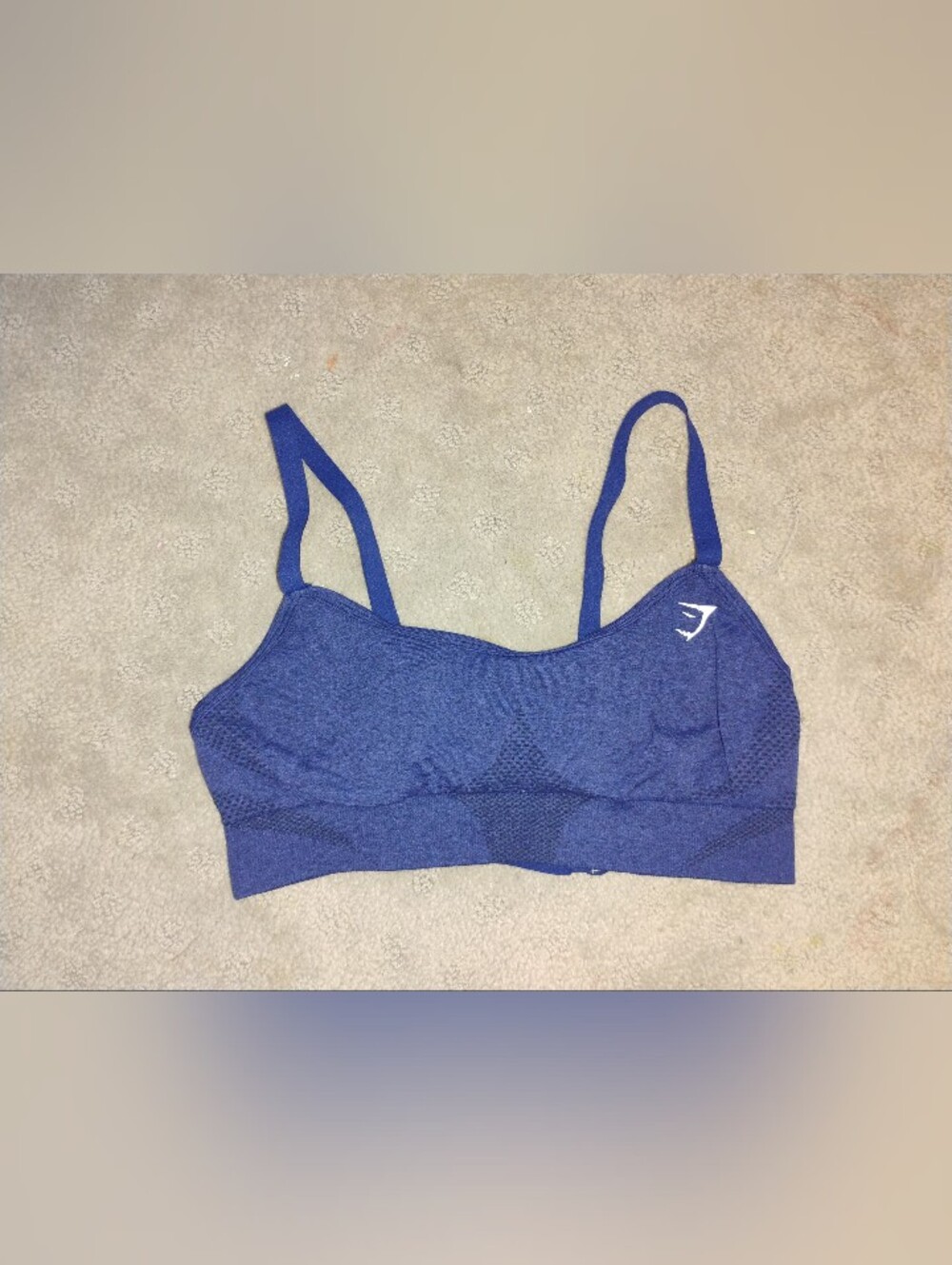 Gymshark Sports Bra Dark Blue Size Small